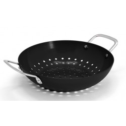 Ecopan BBQ  28cm Round Wok Skiller Black